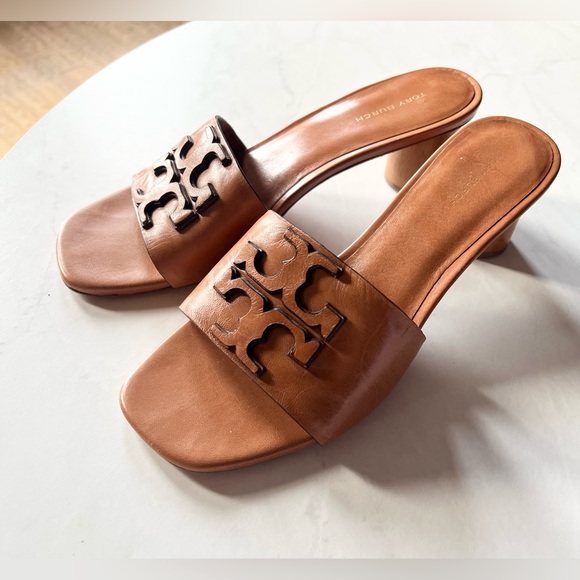 Tory Burch Tan Slide Sandals - Picture 2 of 7